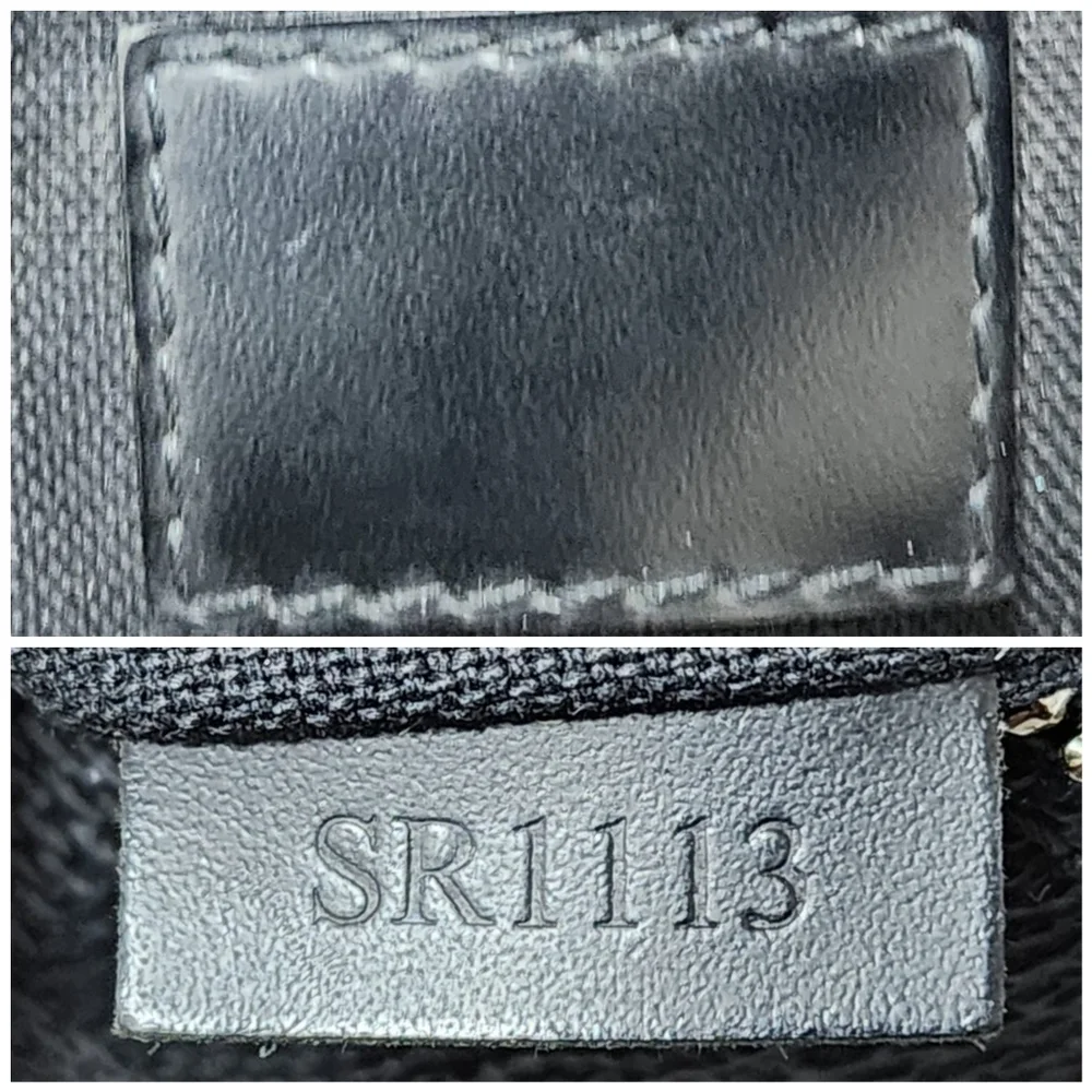 LOUIS VUITTON Damier Graphite Mick PM Shoulder/Crossbody Bag Black/Grey